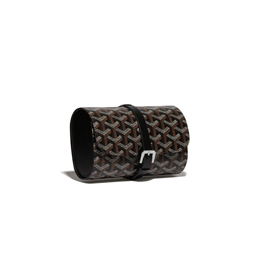 Goyard Double Travel Watch Case Black