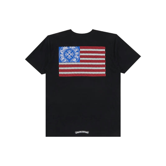 Chrome Hearts American Flag Dagger T-Shirt Black