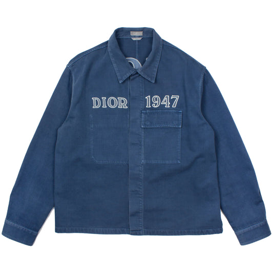 Dior 1947 Denim Shirt Jacket Blue