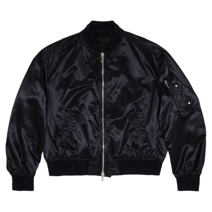 Dior x Alex Foxton Satin Bomber Jacket Black/Pink