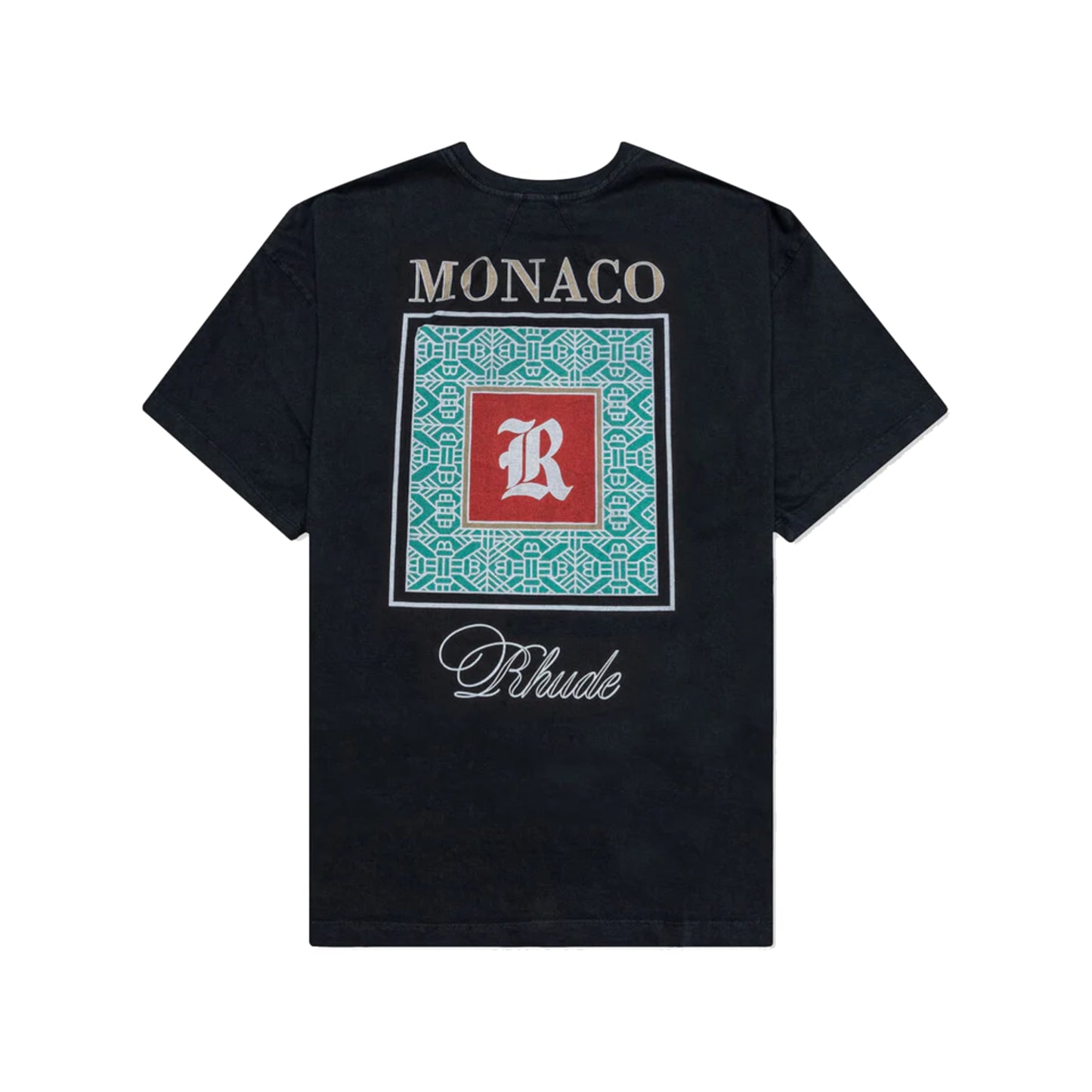 Rhude Monaco T-Shirt Vintage Black