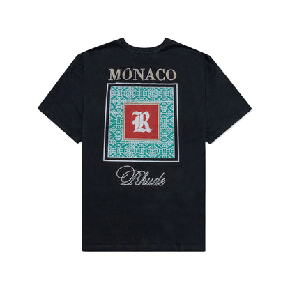 Rhude Monaco T-Shirt Vintage Black