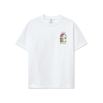 Casablanca LA Days Printed S/S T-Shirt White