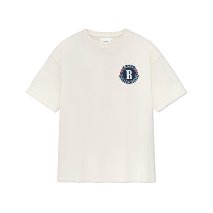 Rhude Bordeaux Wine T-Shirt Vintage White