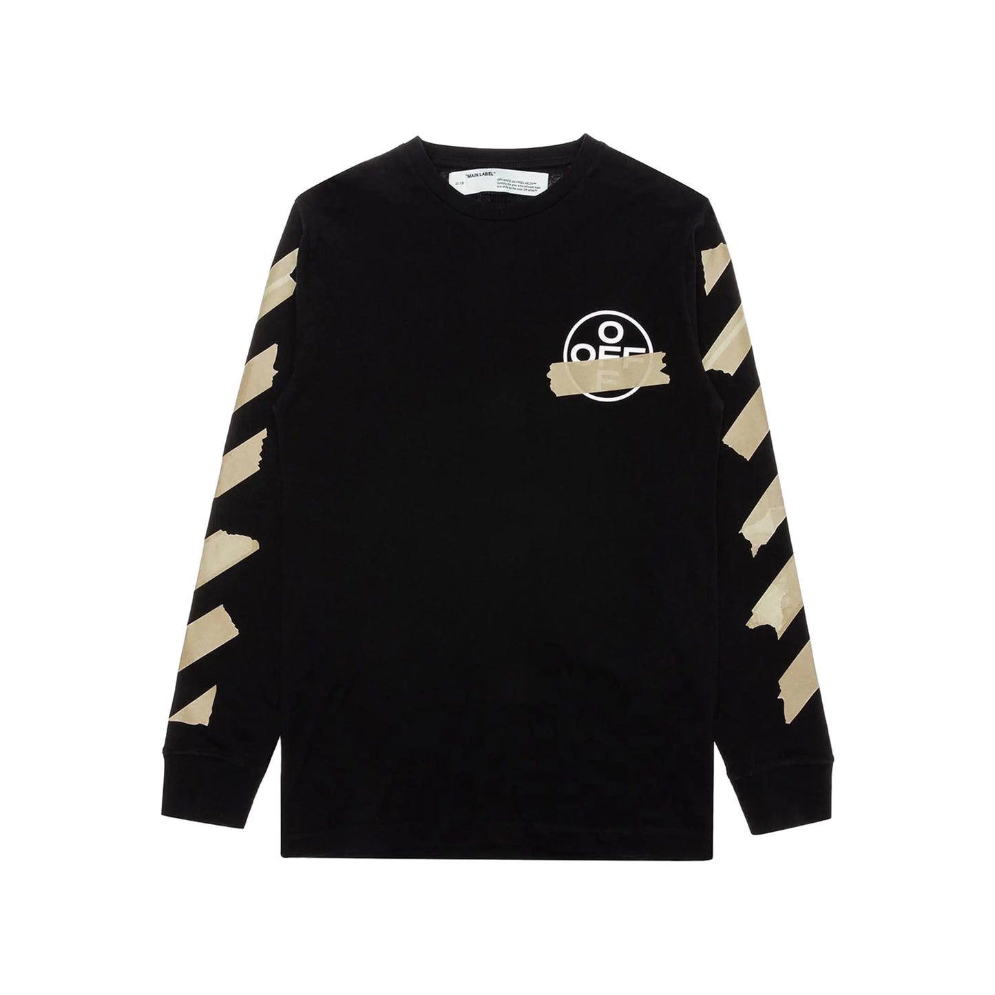 Off-White Tape L/S T-Shirt Black