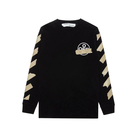 Off-White Tape L/S T-Shirt Black