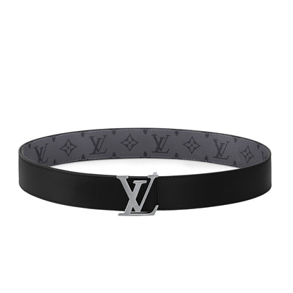 Louis Vuitton LV Initials 40mm Monogram Eclipse Reversible Belt Black/Grey (Size 100/40)