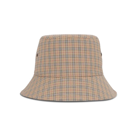 Burberry Mini Check Bucket Hat Archive Beige