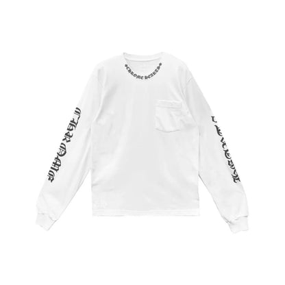 Chrome Hearts Neck Logo Long-Sleeve T-Shirt White