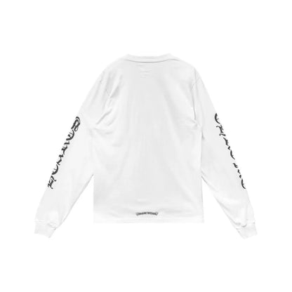 Chrome Hearts Neck Logo Long-Sleeve T-Shirt White