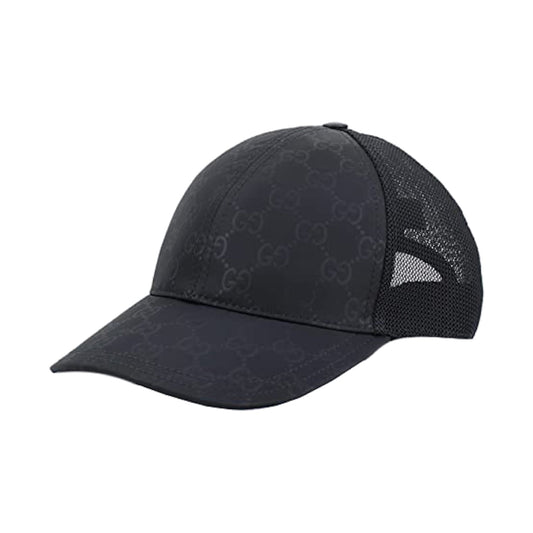 Gucci GG Nylon Baseball Cap Black (Size 57 cm)