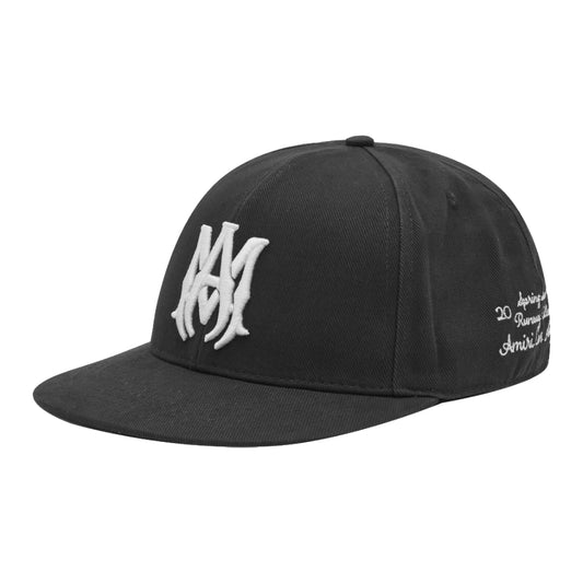 Amiri Embroidery Ma Fitted Cap Black (Size 7 3/8)