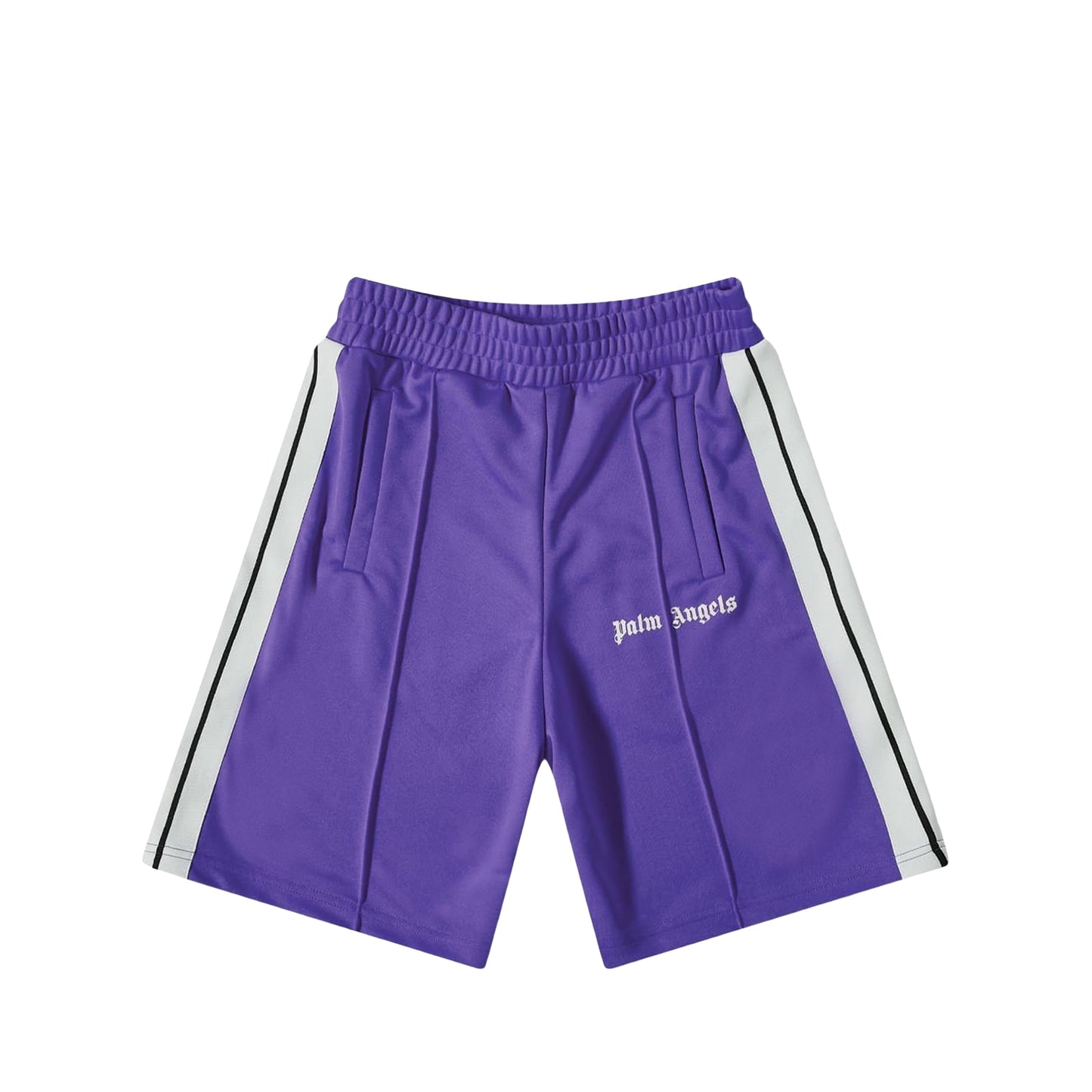 Palm Angels Classic Track Shorts Purple/White