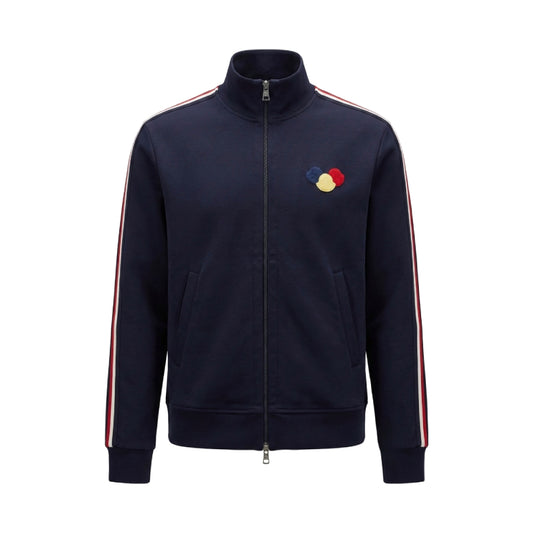 Moncler 3 Logo Track Jacket Navy