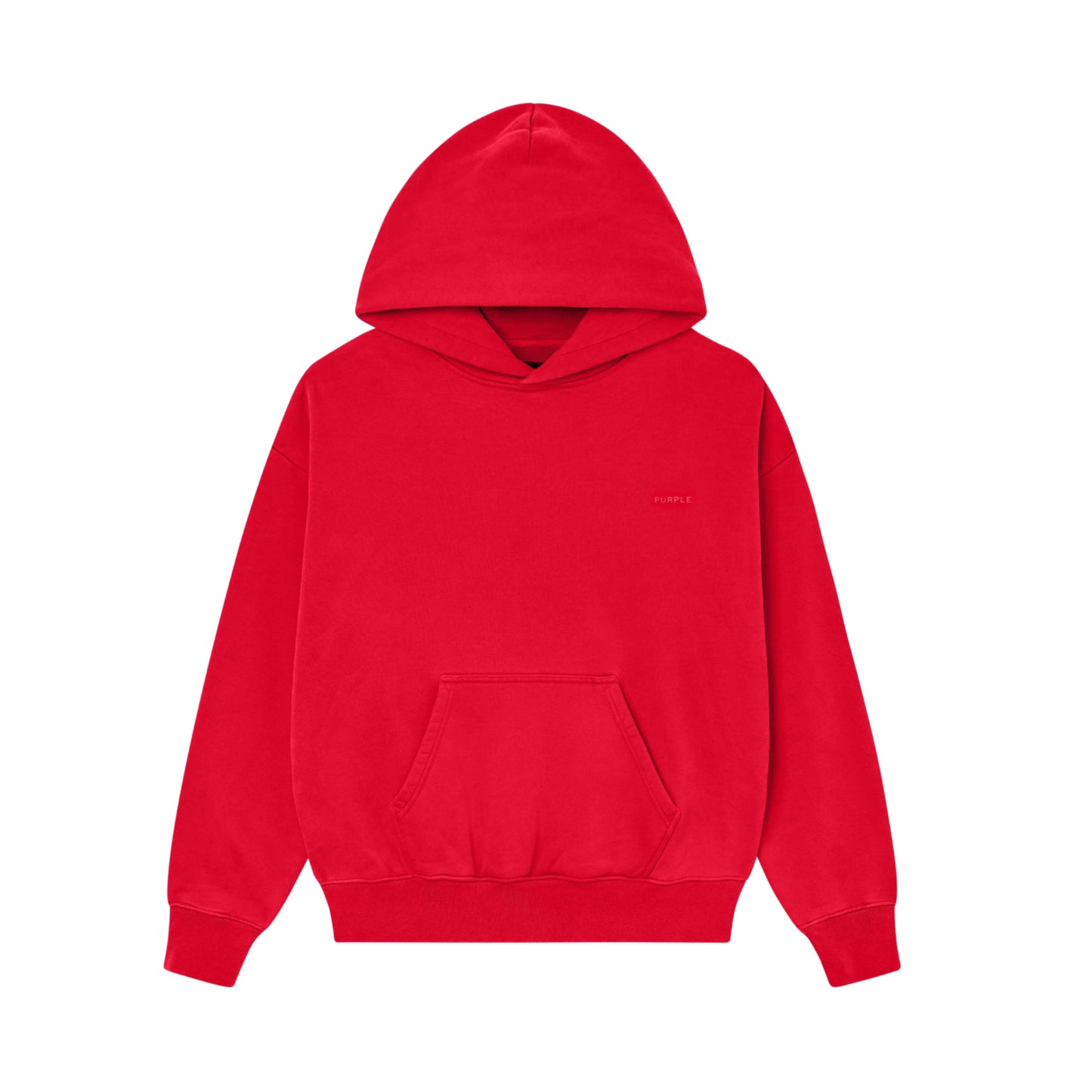 Purple Brand Basic Pullover Hoodie Red