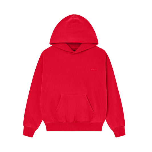 Purple Brand Basic Pullover Hoodie Red