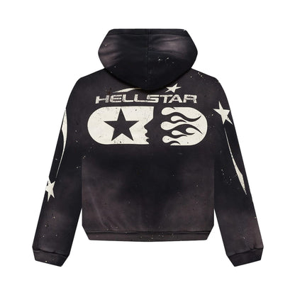 Hellstar Studios Zip Hoodie Black
