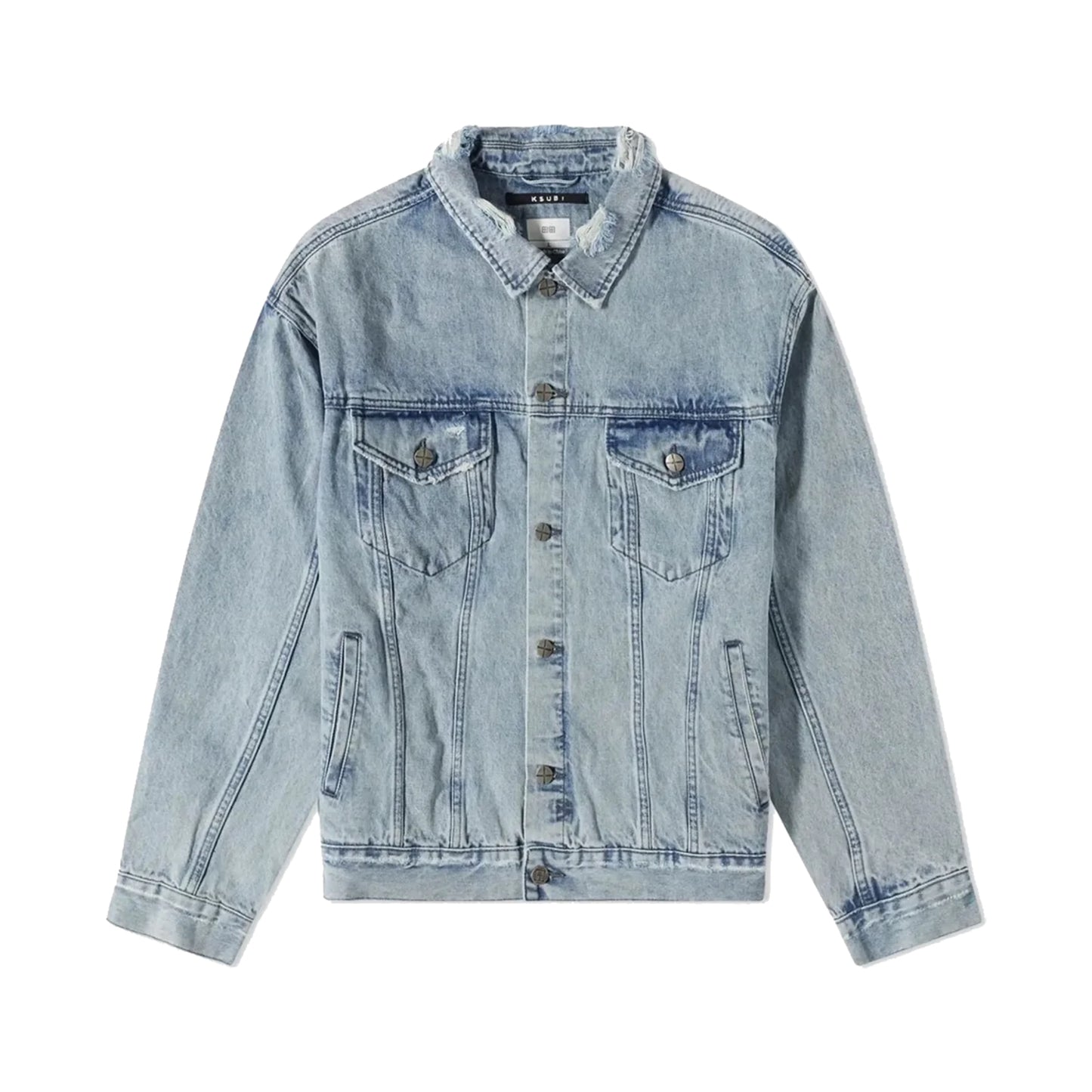 Ksubi Oh G Acid Trip Trash Denim Jacket