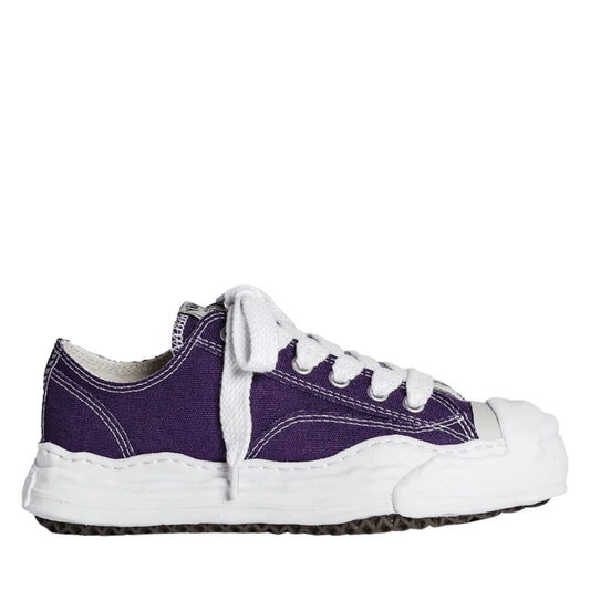 Maison Mihara Yasuhiro Hank OG Sole Canvas Low Top Sneakers Purple