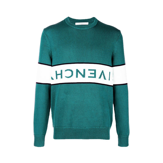 Givenchy Upside Down Logo Sweater Blue