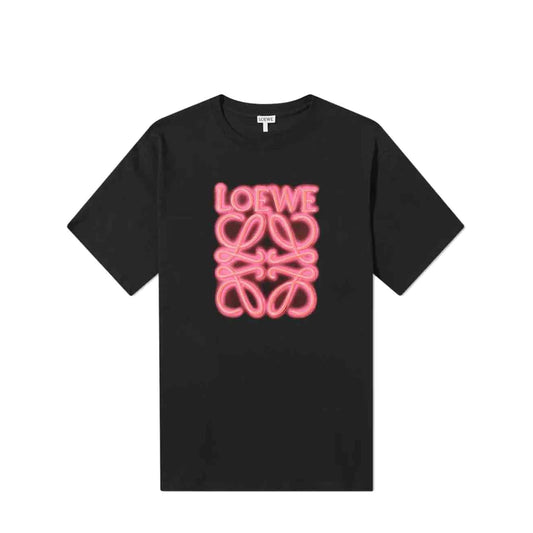 Loewe Neon T-shirt Black/Fluo Pink