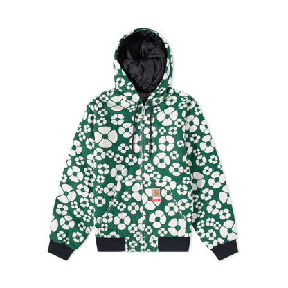 Marni x Carhartt WIP Hooded Floral Work Jacket Forest Green