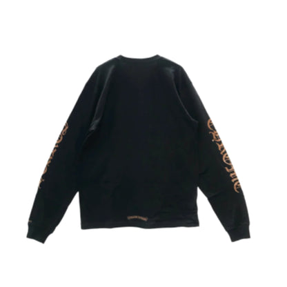 Chrome Hearts Neck Logo Long-Sleeve T-Shirt Black/Brown