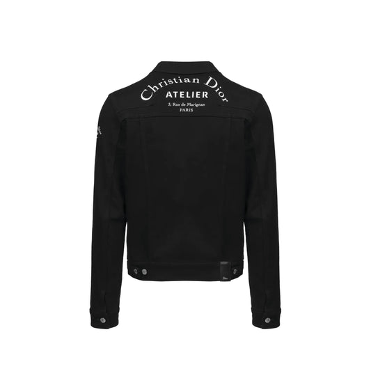 Dior Christian Dior Atelier Trucker Denim Jacket Black