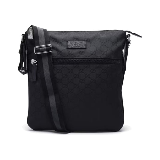 Gucci GG Messenger Bag Small Guccissima Black