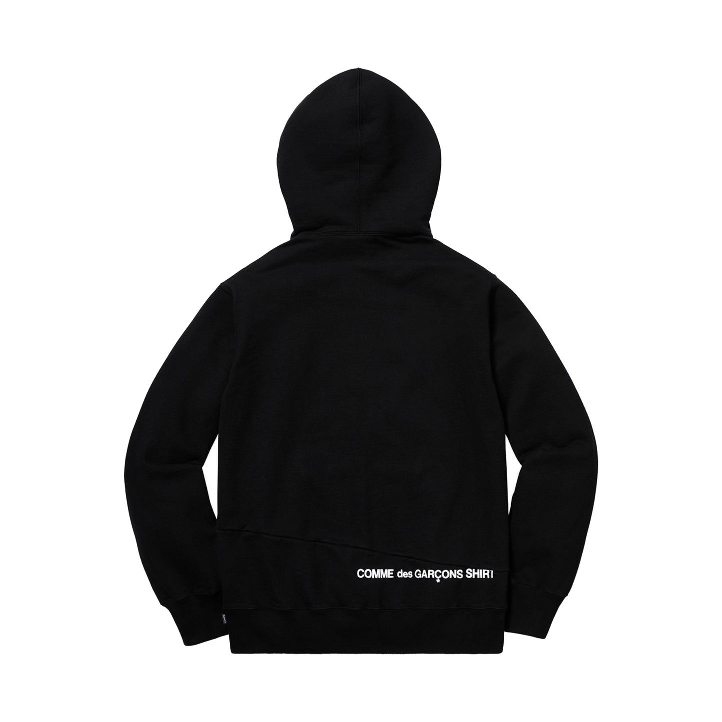 Supreme Comme des Garcons SHIRT Split Box Logo Hooded Sweatshirt Black