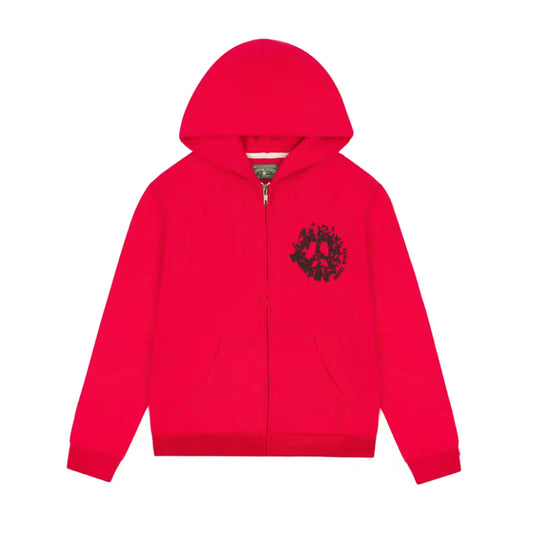 Denim Tears Denim University Zip Hoodie Red
