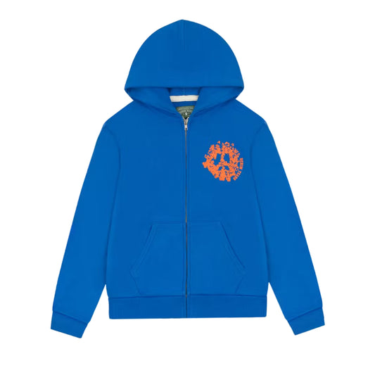 Denim Tears Denim University Zip Hoodie Royal Blue