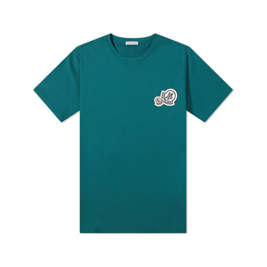 Moncler Double Logo T-Shirt Military Green