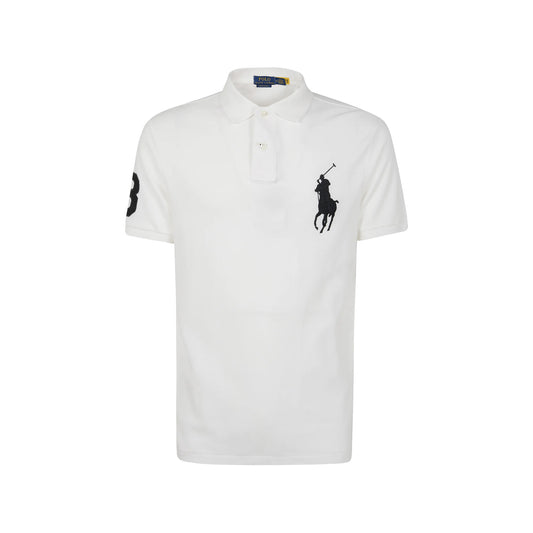 Polo Ralph Lauren Big Pony Mesh Polo Shirt White