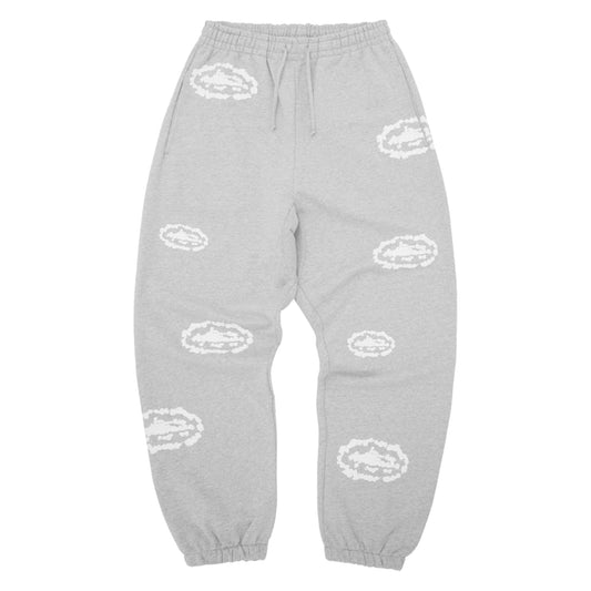 Corteiz x Denim Tears Island Wreath Sweatpant Heather Grey