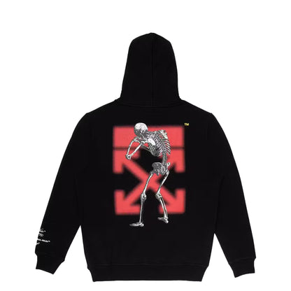 Off-White Undercover Skeleton Reversible Hoodie Black/Multicolor