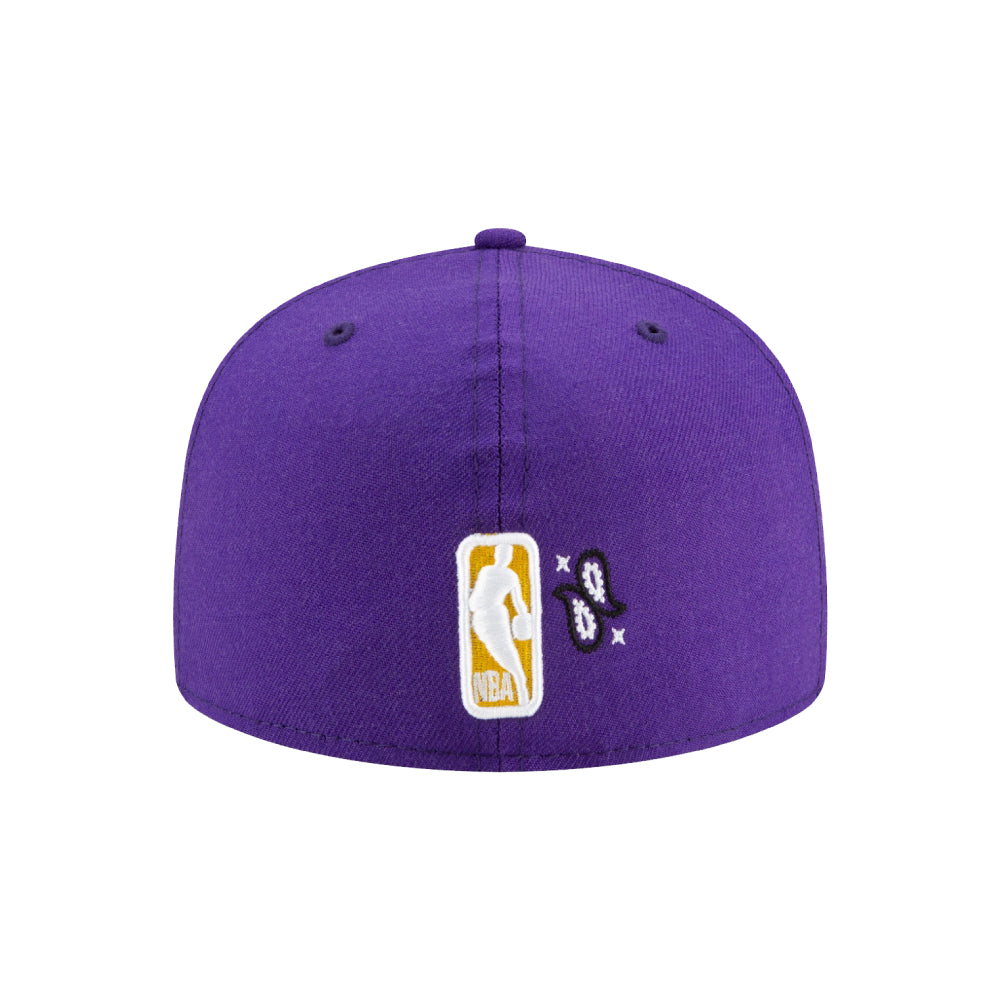 New Era Los Angeles Lakers Paisley 59FIFTY Fitted Hat Purple