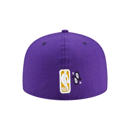 New Era Los Angeles Lakers Paisley 59FIFTY Fitted Hat Purple