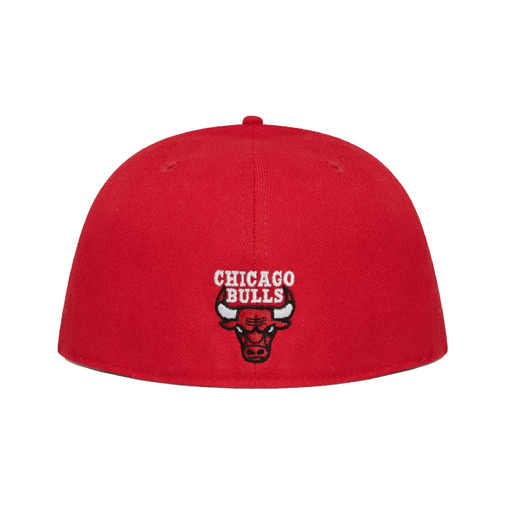 OVO x NBA Bulls New Era 59Fifty Fitted Hat Red