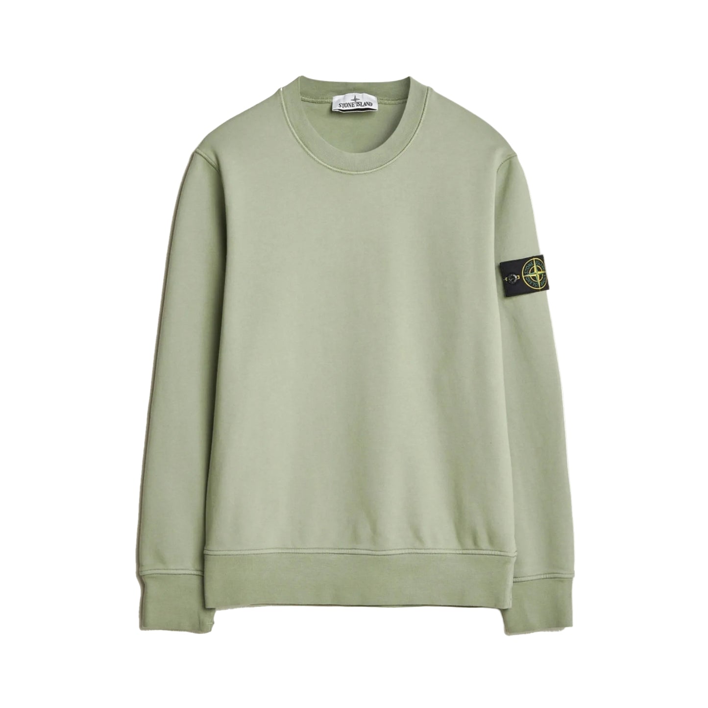 Stone Island Garment Dyed Crewneck Sweater Sage