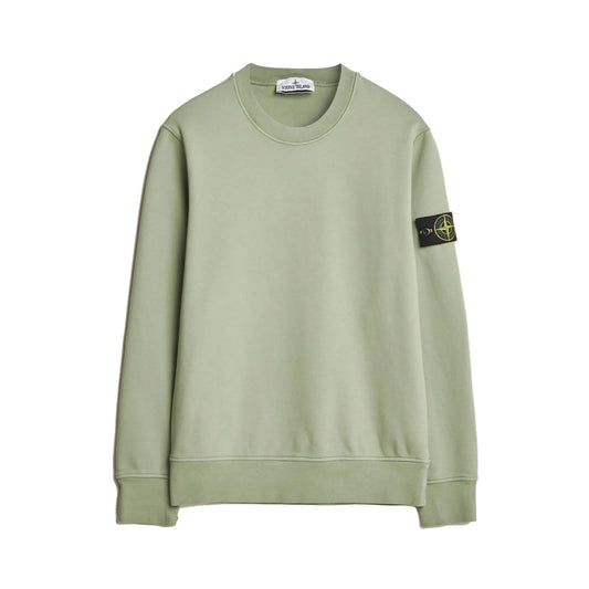 Stone Island Garment Dyed Crewneck Sweater Sage