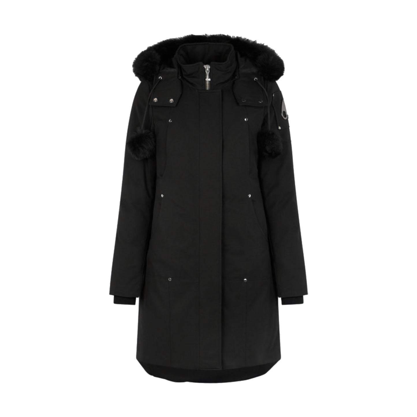 Moose Knuckles Women’s Original Sterling Parka Neoshear Jacket Black/Black
