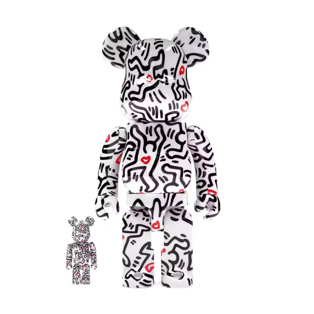 Bearbrick Keith Haring #8 100% & 400% Set