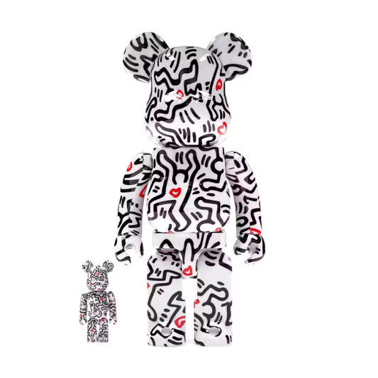 Bearbrick Keith Haring #8 100% & 400% Set