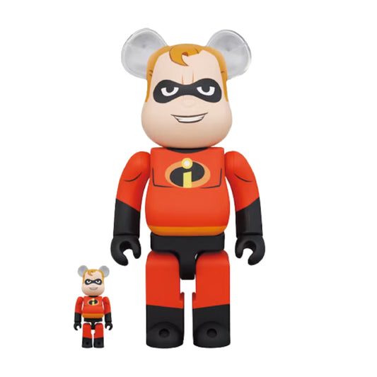Bearbrick Disney Pixar Mr. Incredible 100% & 400% Set