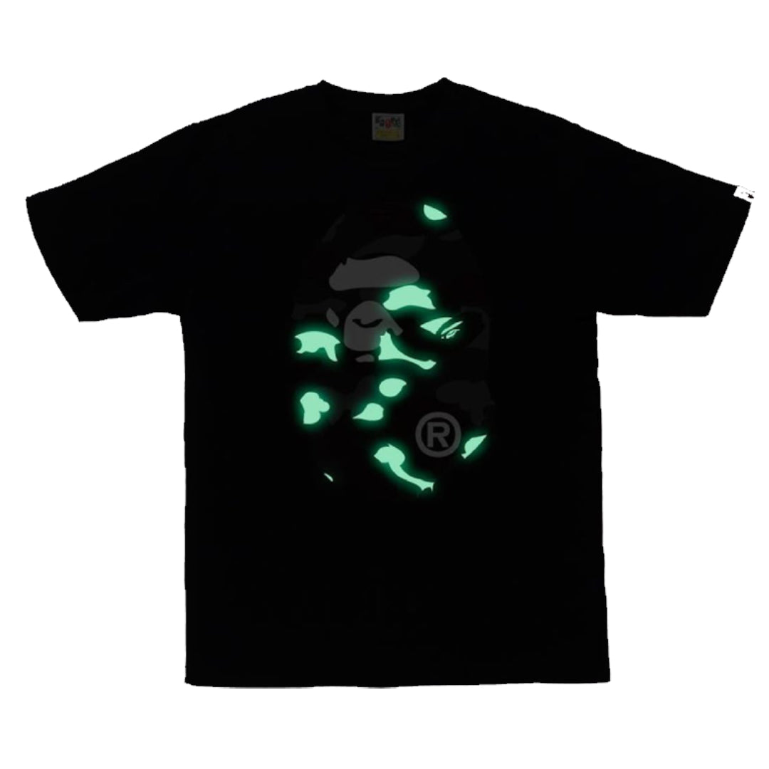 Bape City Camo Big Ape Head Tee Black/Black