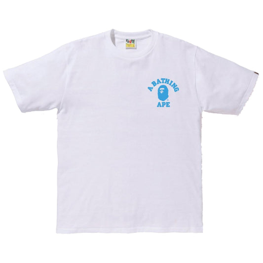 Bape ABC College ATS Tee White/Blue