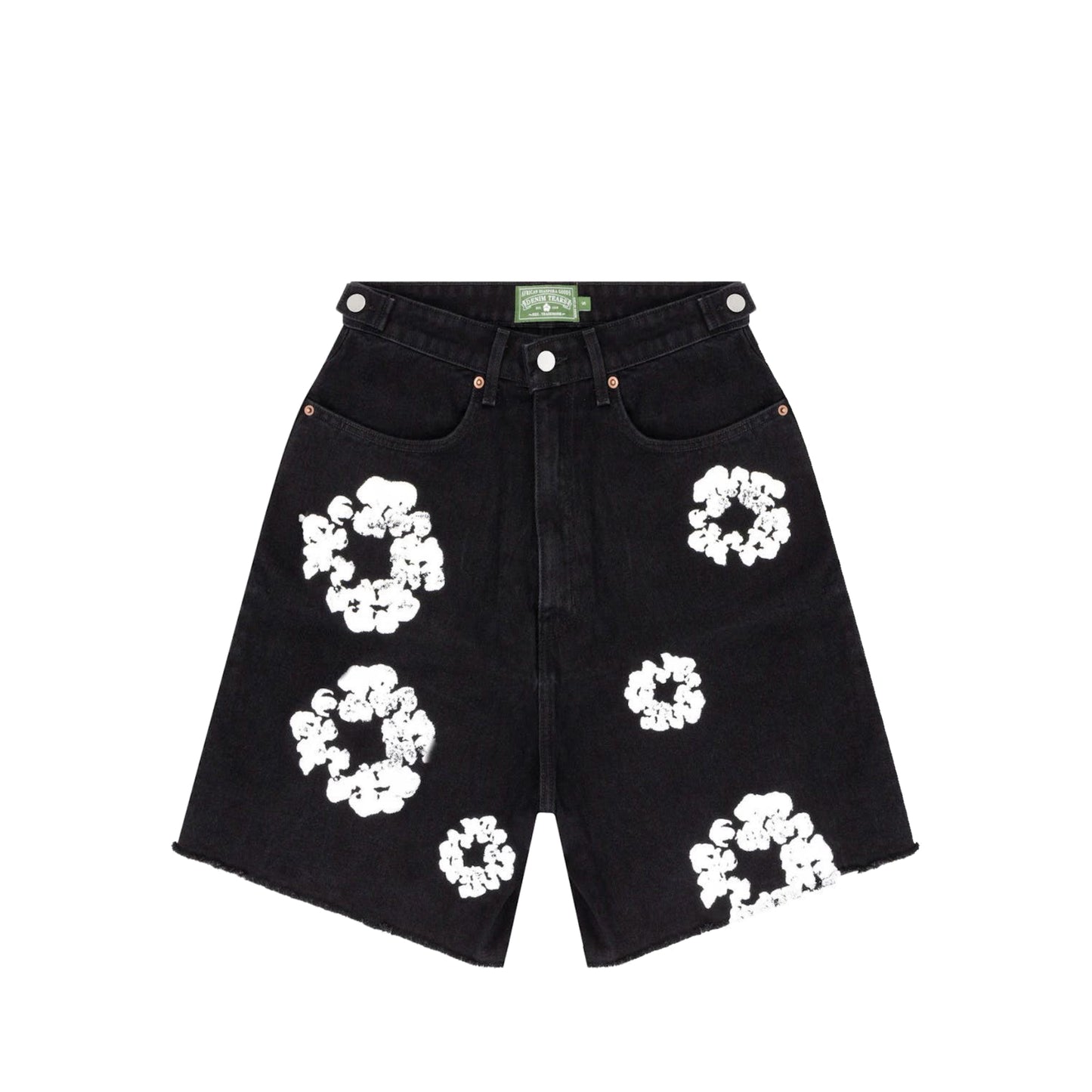 Denim Tears Cotton Wreath Jean Short Black