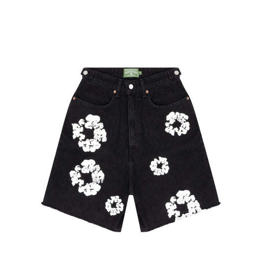 Denim Tears Cotton Wreath Jean Short Black