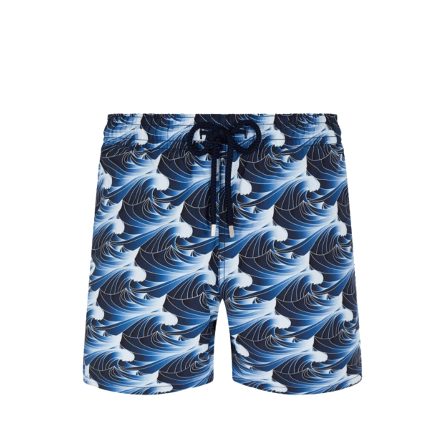 Vilebrequin Hokusai Waves Print Swim Short Blue